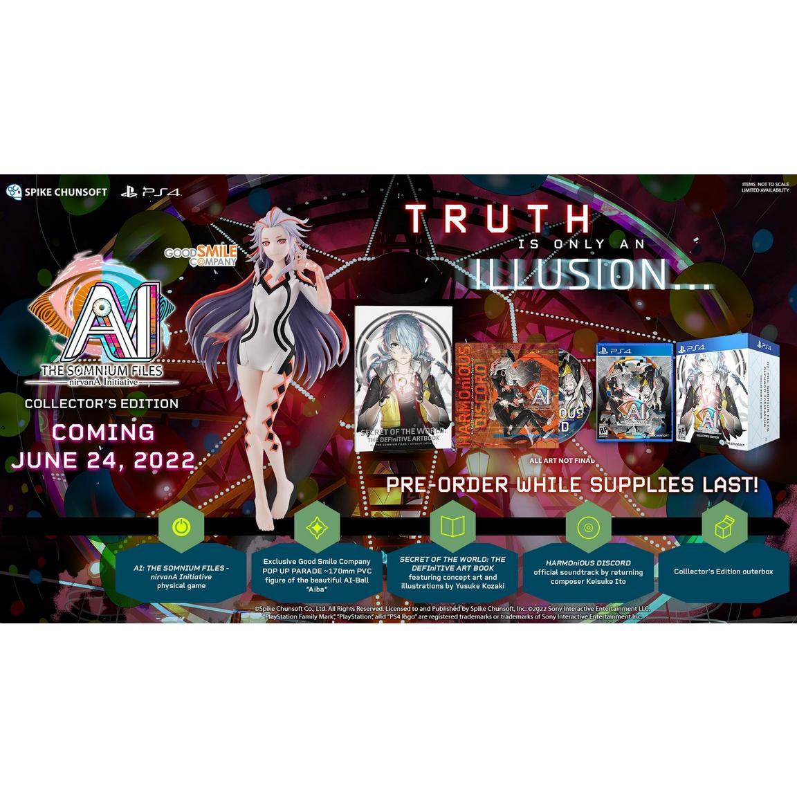 AI: The Somnium Files: Nirvana Initiative [Collectors Edition] - PlayStation 4