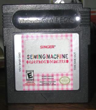 Singer Sewing Machine Operation Software - Game Boy