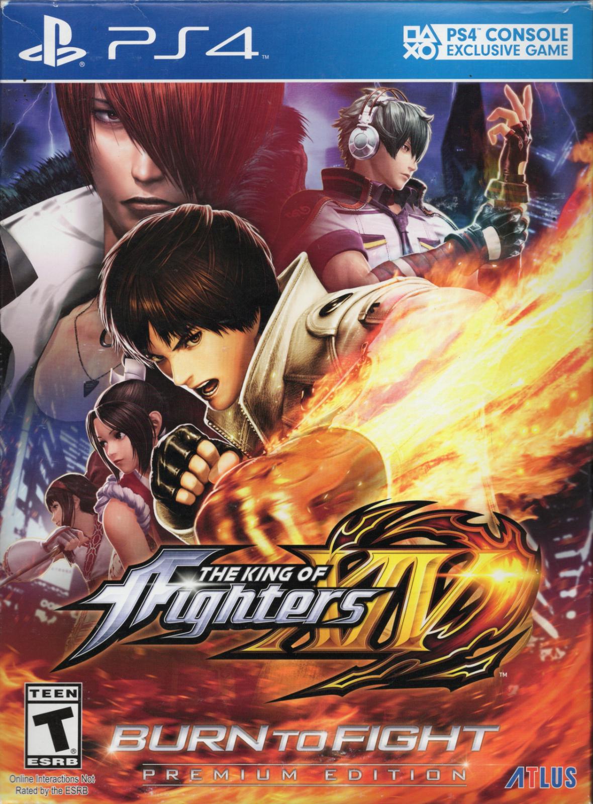 King of Fighters XIV Burn to Fight [Premium Edition] - PlayStation 4