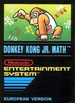 Donkey Kong Jr Math - PAL NES [Import]