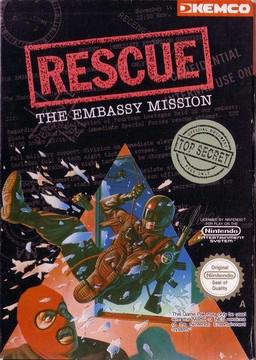 Rescue the Embassy Mission - PAL NES [Import]