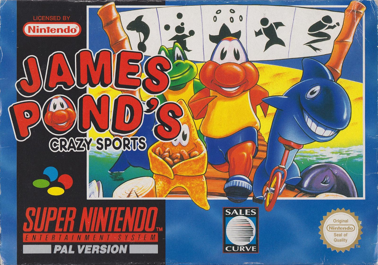 James Pond's Crazy Sports - PAL Super Nintendo [Import]