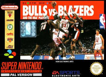Bulls Vs Blazers and the NBA Playoffs - PAL Super Nintendo [Import]