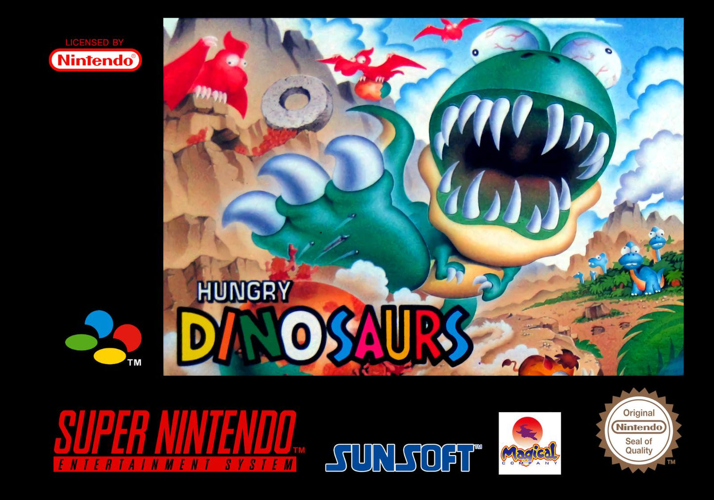 Hungry Dinosaurs - PAL Super Nintendo [Import]