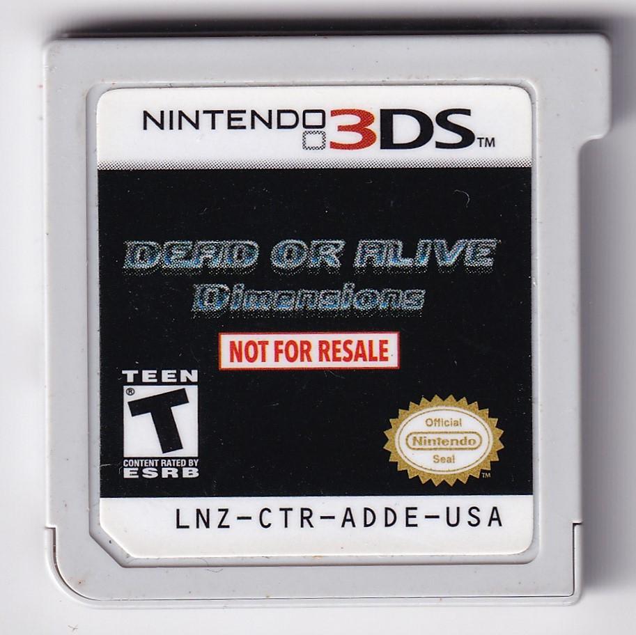 Dead or Alive Dimensions [Not for Resale] - Nintendo 3DS