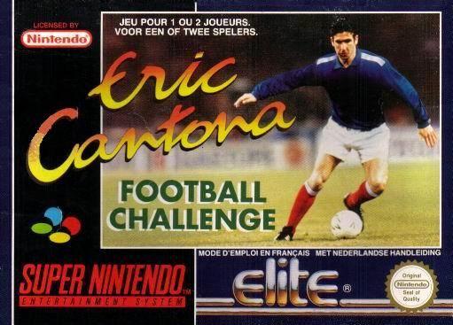 Eric Cantona Football Challenge - PAL Super Nintendo [Import]