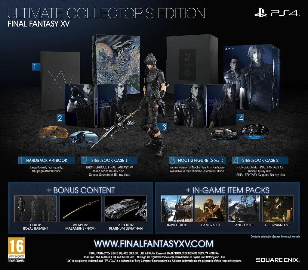 Final Fantasy XV [Ultimate Collector's Edition] - PAL Playstation 4 [Import]