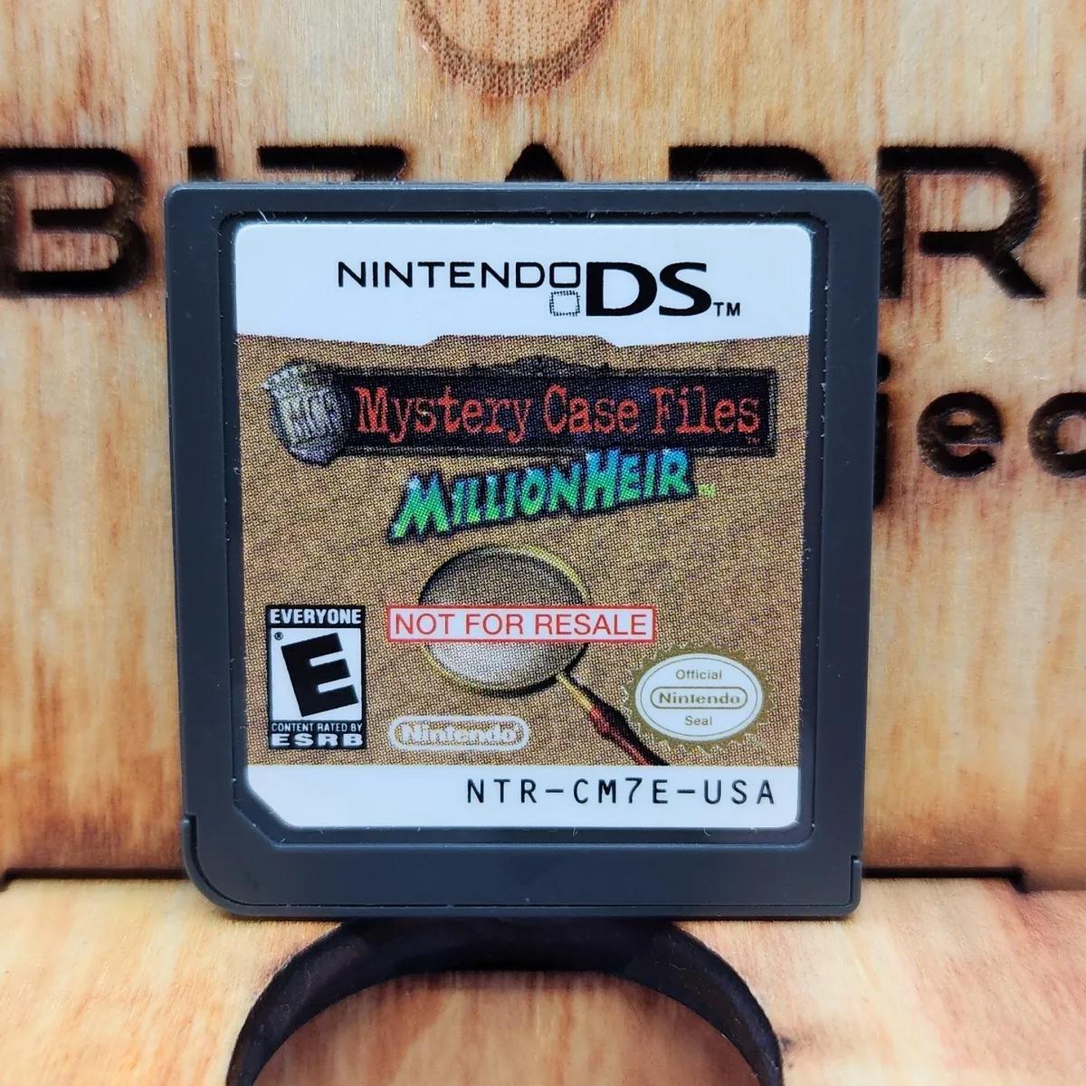 Mystery Case Files MillionHeir [Not for Resale] - Nintendo DS