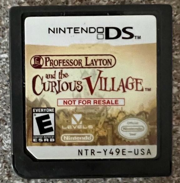 Professor Layton and the Curious Village [Not for Resale] - Nintendo DS