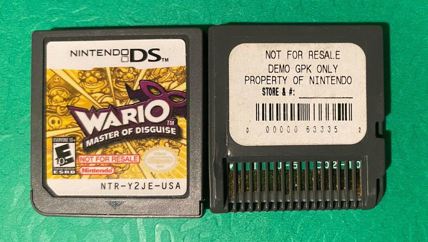 Wario Master of Disguise [Not for Resale] - Nintendo DS