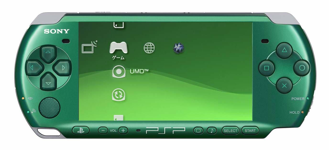 Spirited Green Playstation Portable - JP Console [Import]