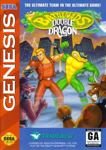 Battletoads and Double Dragon The Ultimate Team [Cardboard Box] - Sega Genesis