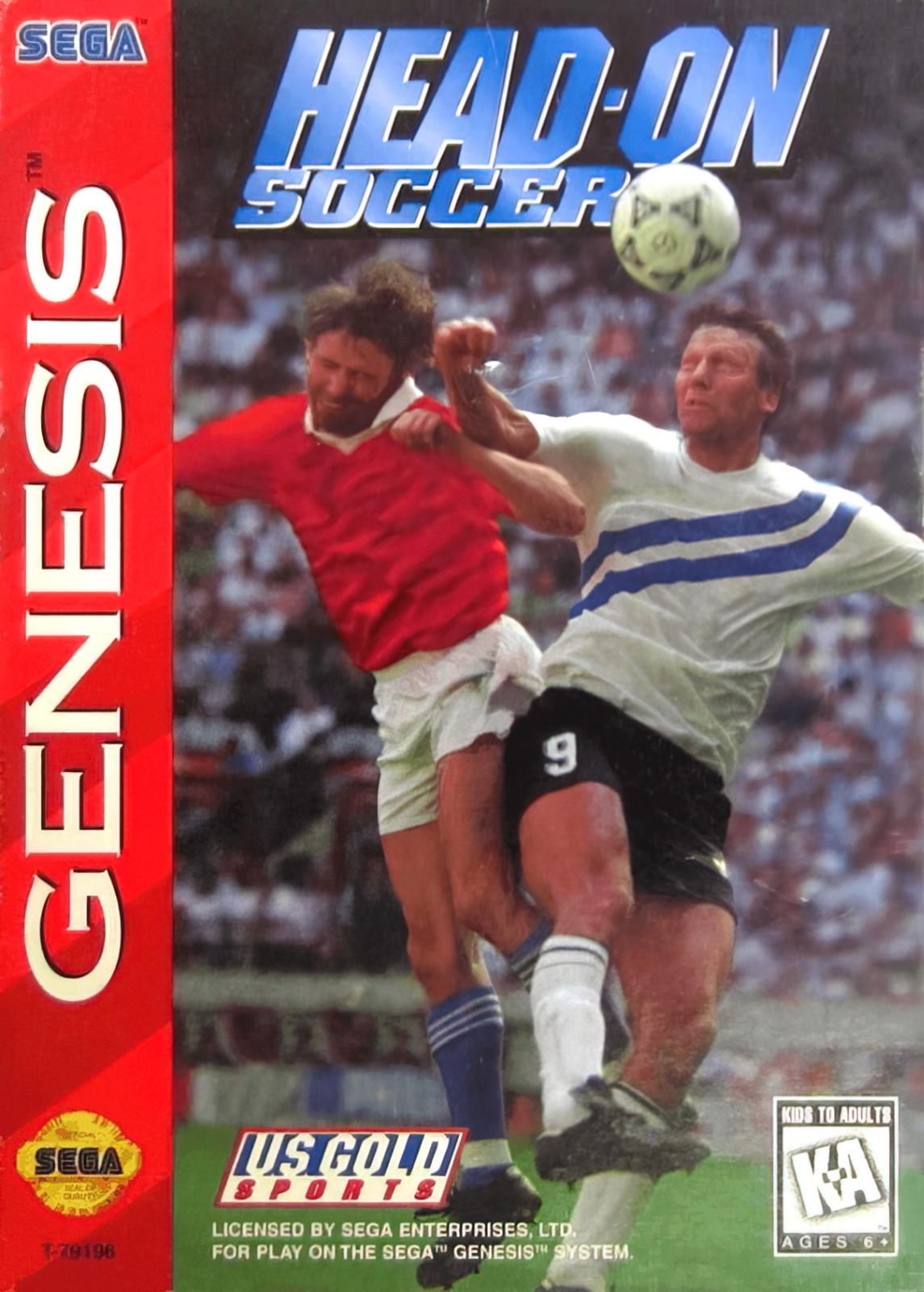 Head-On Soccer [Cardboard Box] - Sega Genesis