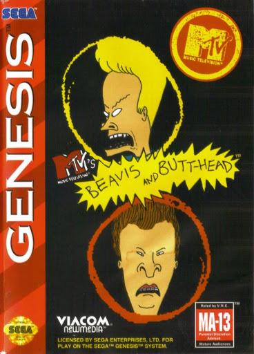 Beavis and Butthead [Cardboard Box] - Sega Genesis