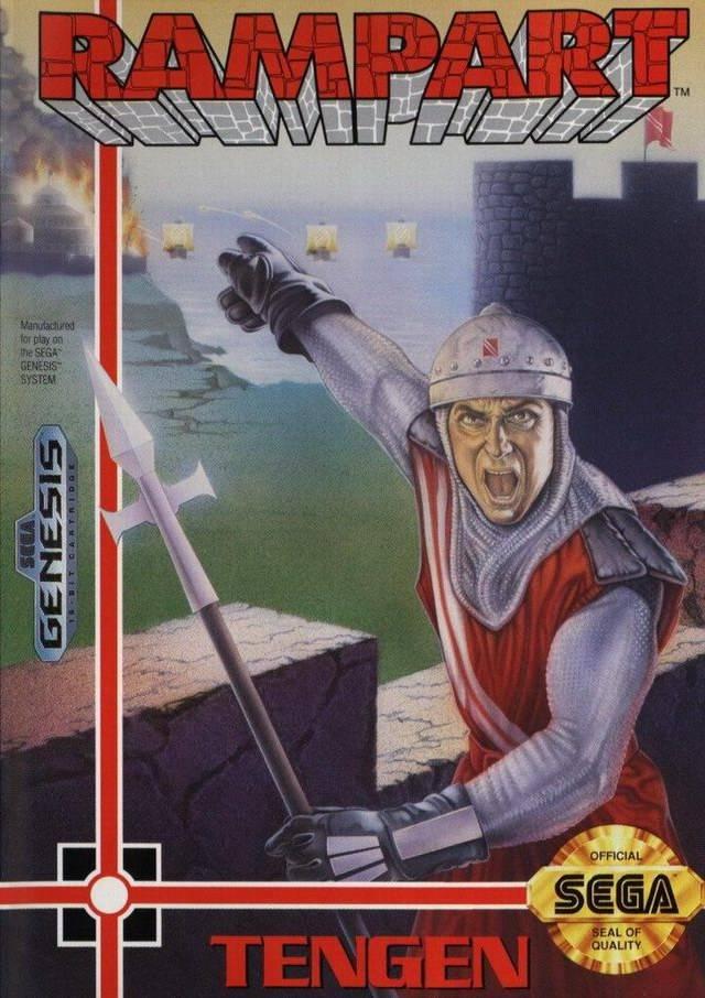 Rampart [Cardboard Box] - Sega Genesis