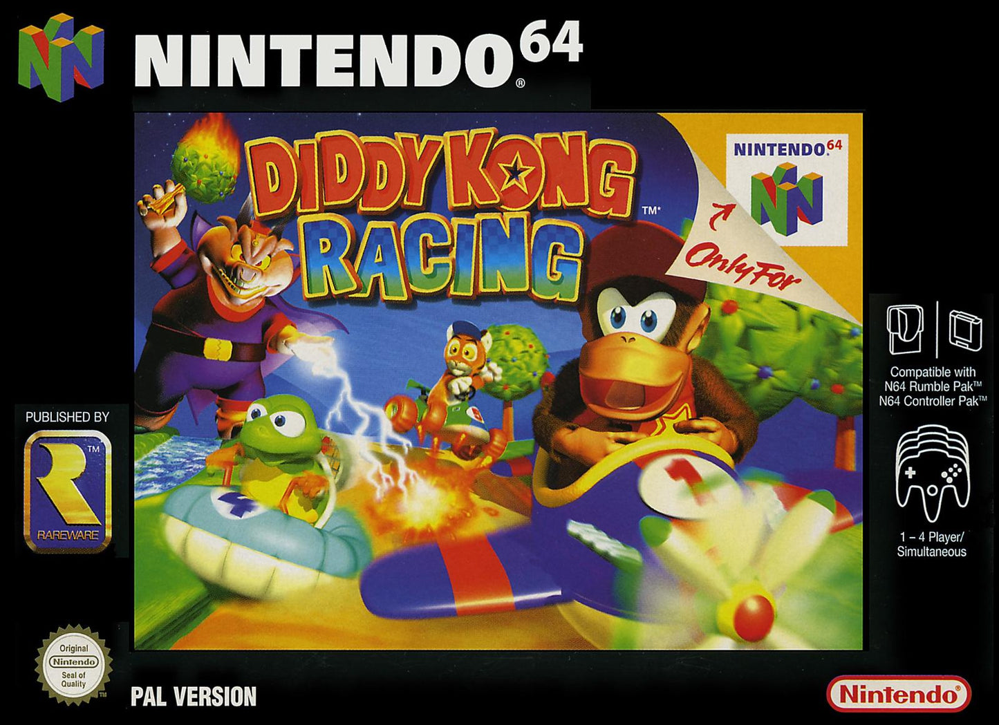 Diddy Kong Racing - PAL Nintendo 64 [Import]