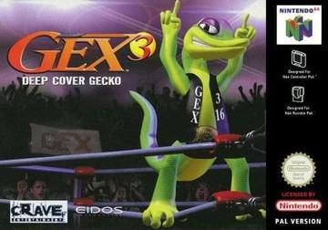 Gex 3: Deep Cover Gecko - PAL Nintendo 64 [Import]