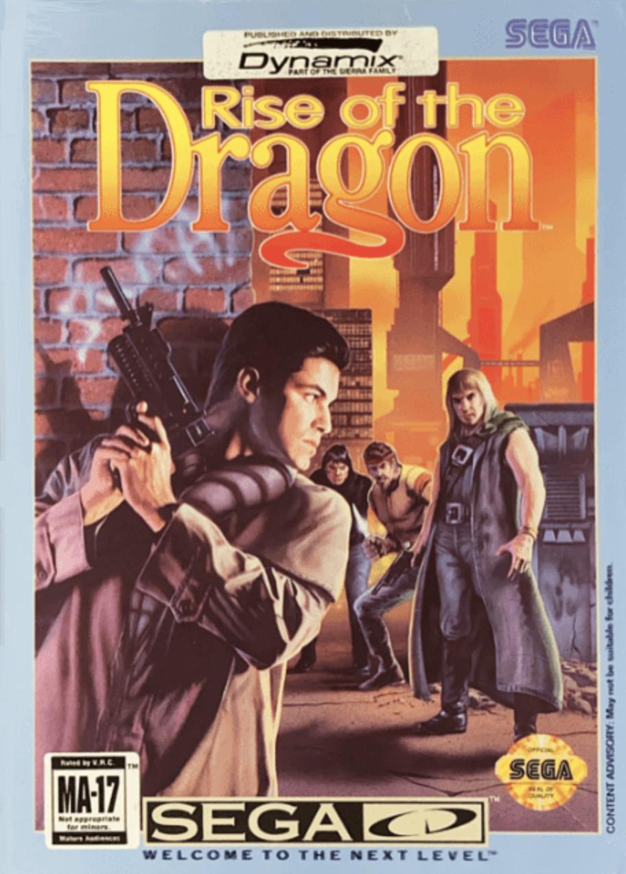 Rise of the Dragon [Cardboard] - Sega CD