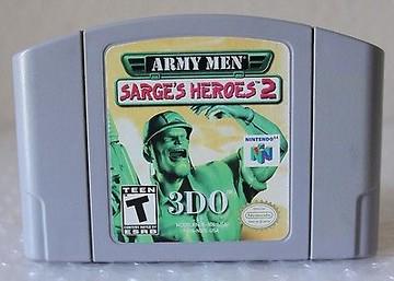 Army Men Sarge's Heroes 2 [Gray Cart] - Nintendo 64