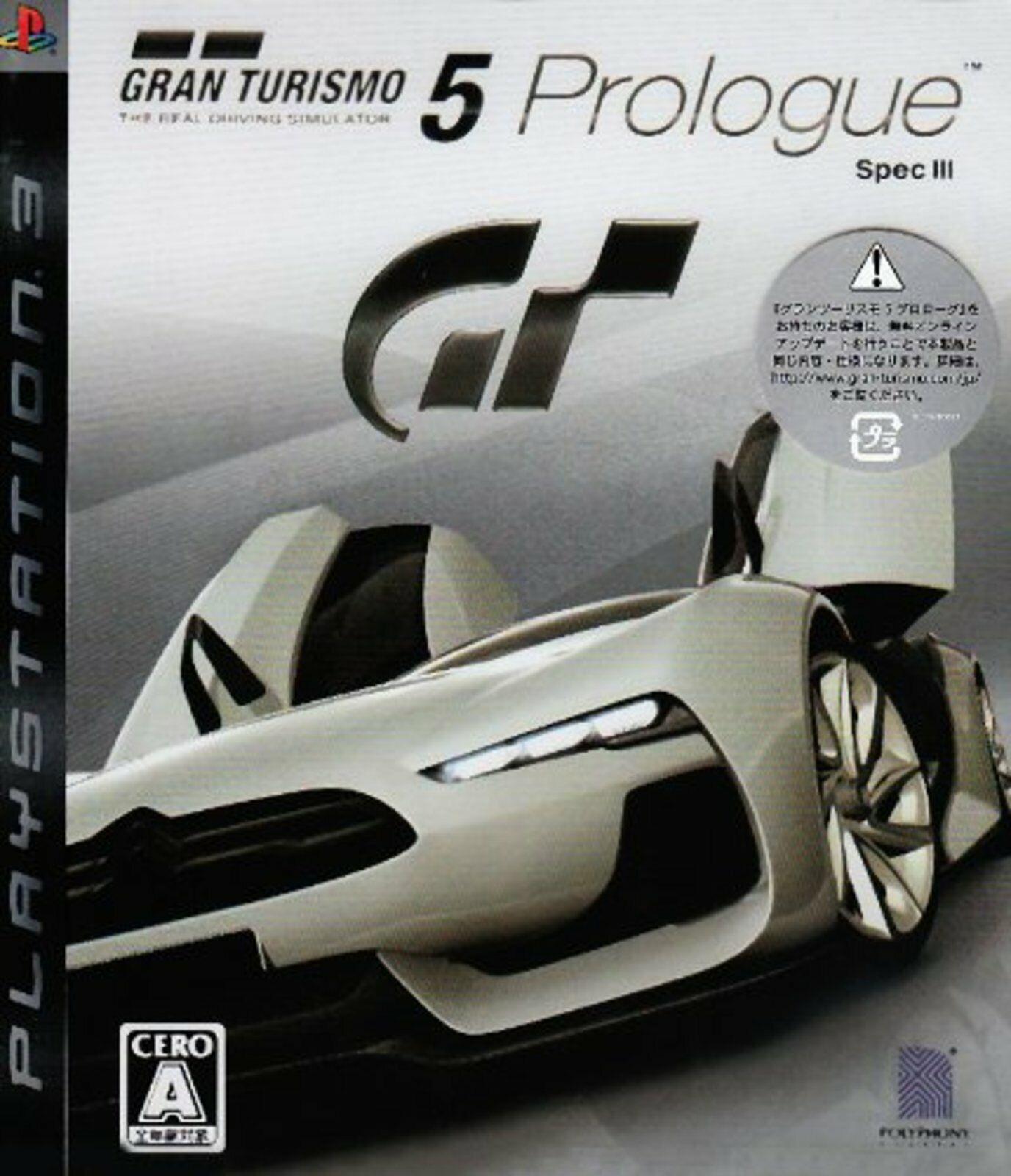 Gran Turismo 5 Prologue Spec III - JP Playstation 3 [Import]