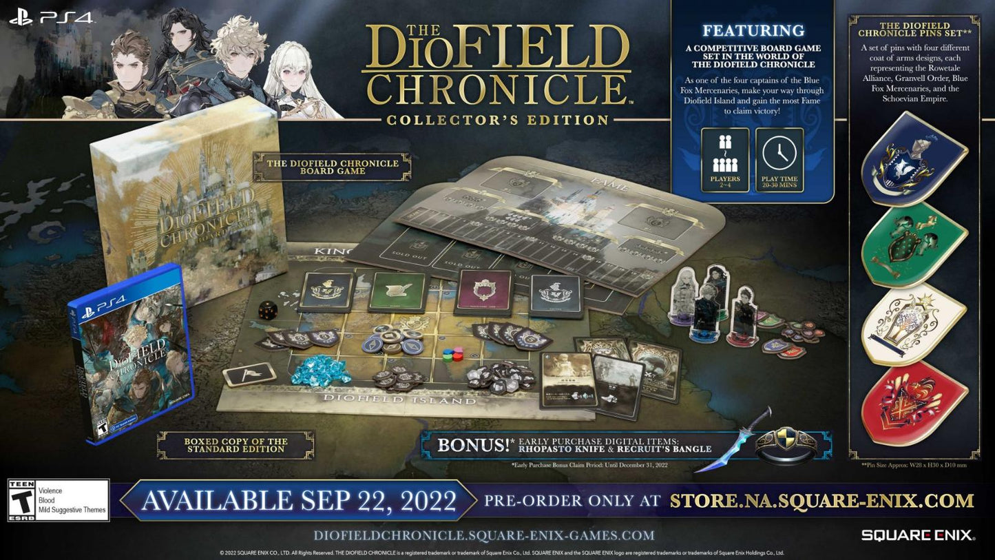 The DioField Chronicle [Collector's Edition] - PlayStation 4