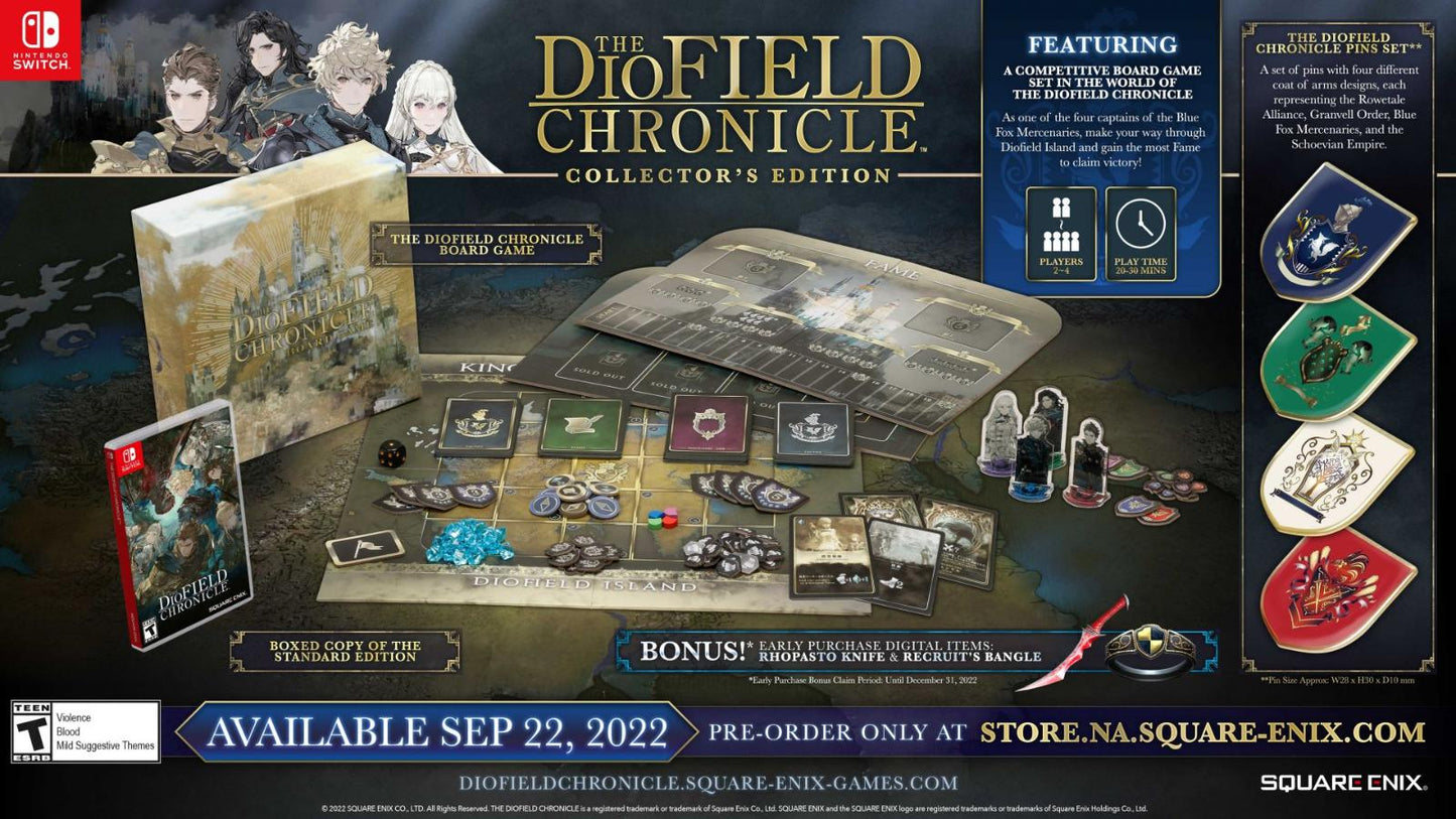The DioField Chronicle [Collector's Edition] - Nintendo Switch