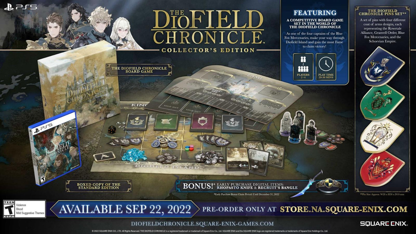 The DioField Chronicle [Collector's Edition] - PlayStation 5