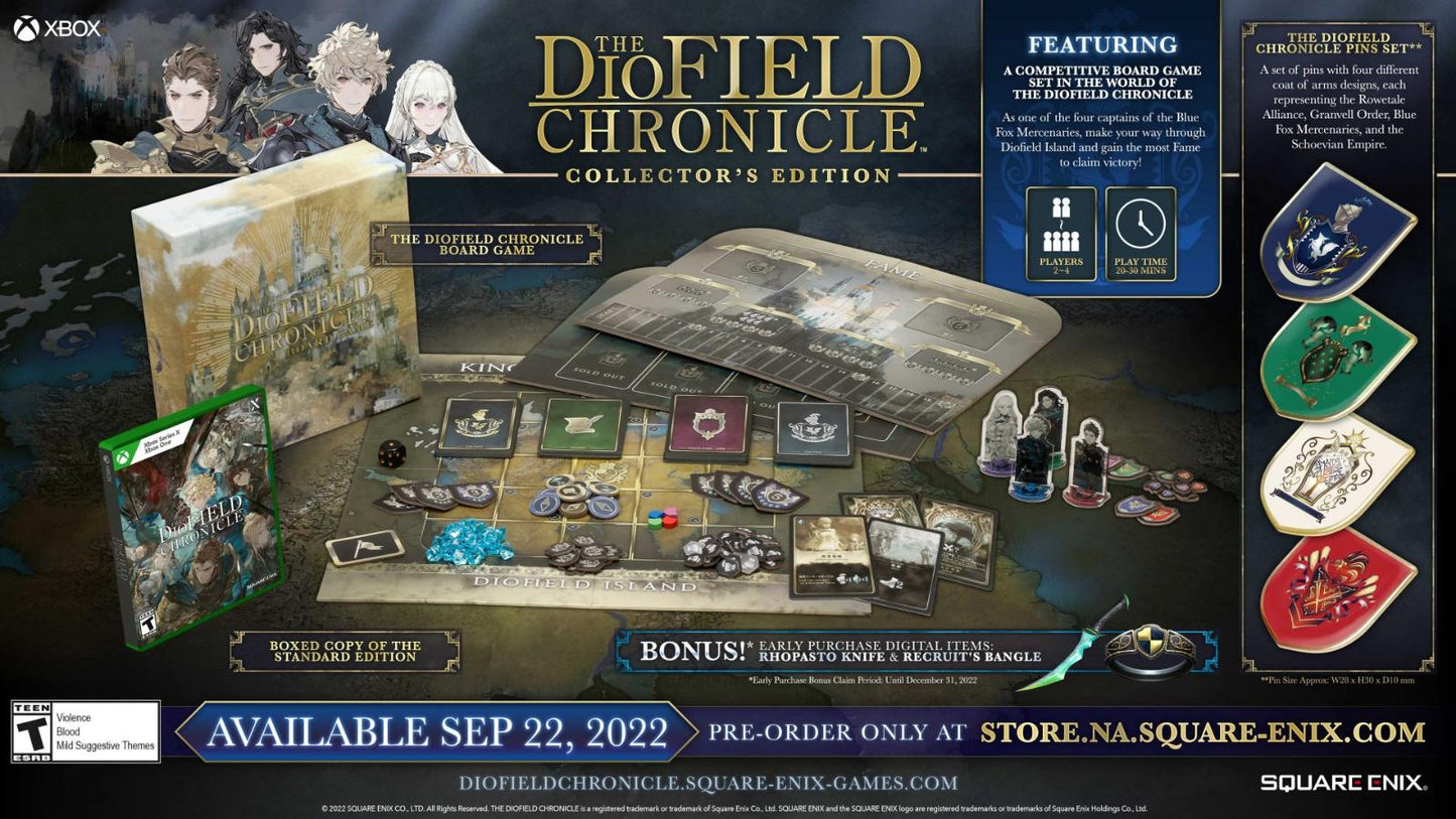 The DioField Chronicle [Collector's Edition] - Xbox Series X