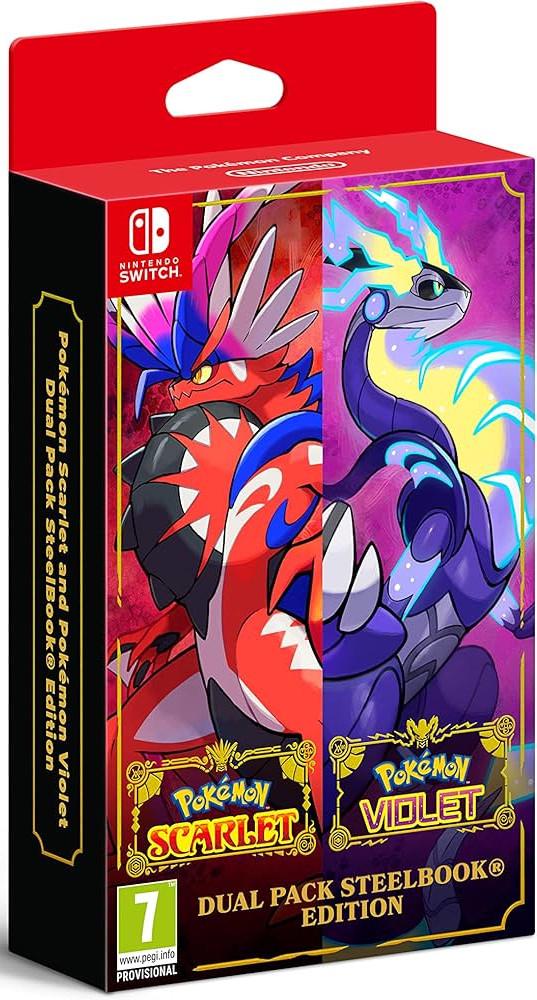 Pokemon Scarlet & Violet Double Pack [SteelBook Edition] - PAL Nintendo Switch [Import]