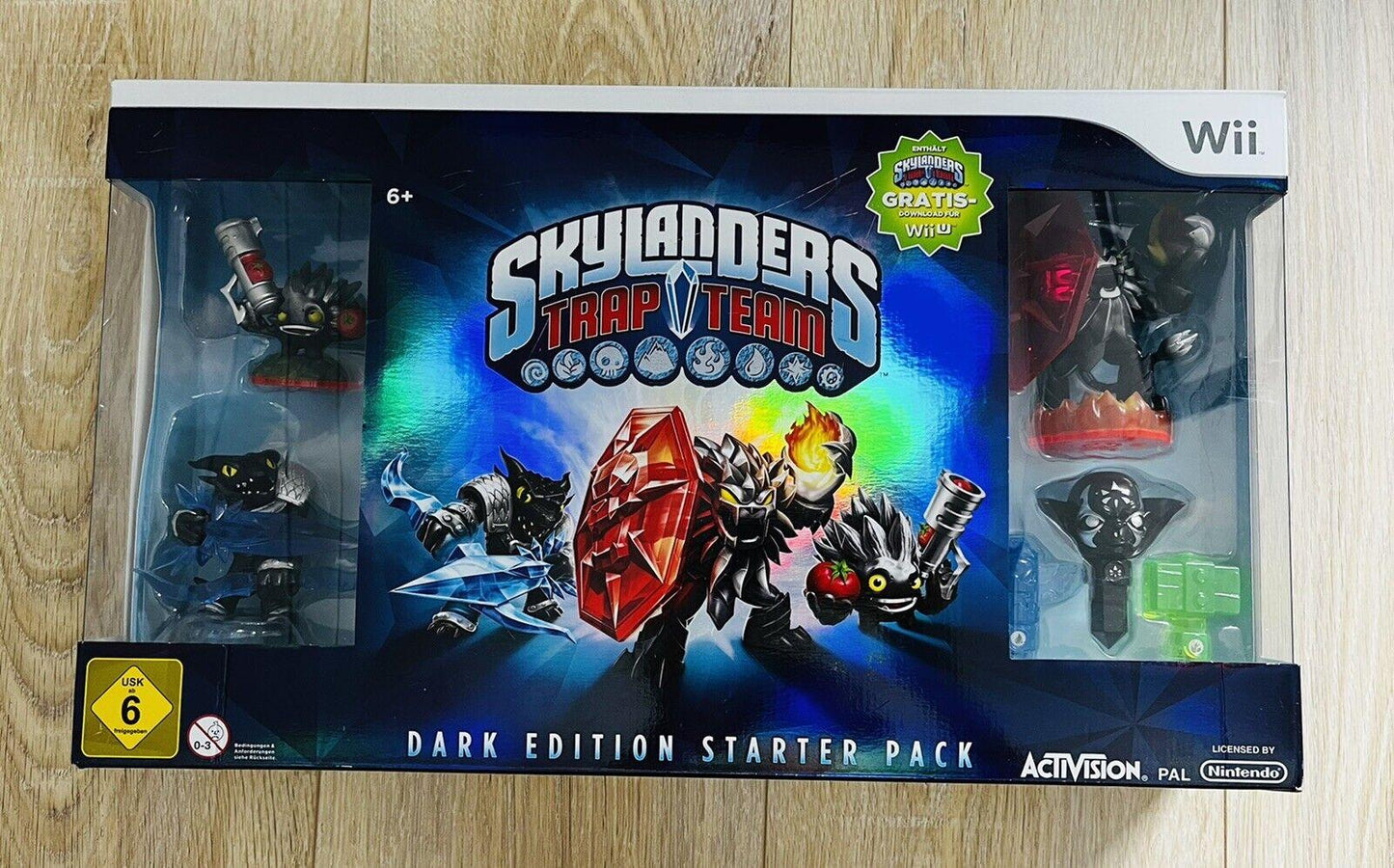 Skylanders: Trap Team Starter Pack [Dark Edition] - PAL Wii [Import]