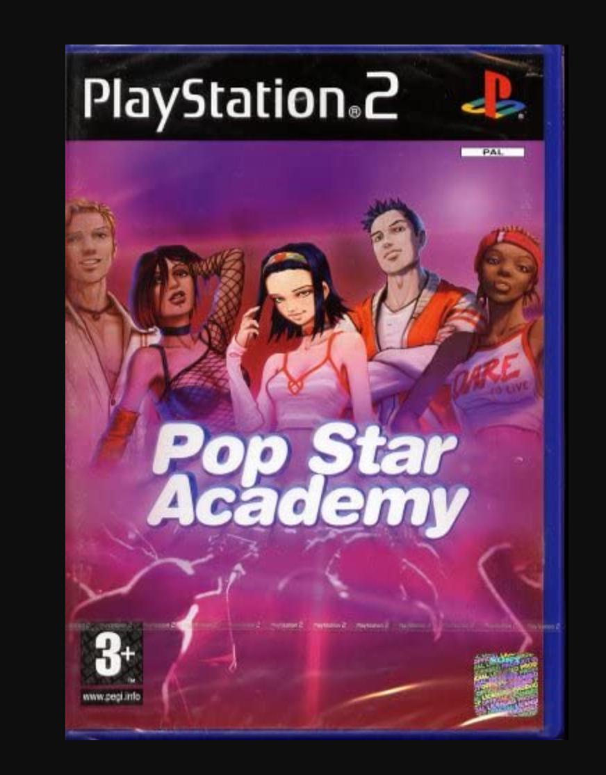 Pop Star Academy - PAL Playstation 2 [Import]