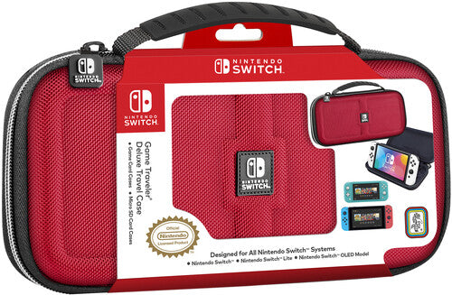 Game Traveler Deluxe Case for Nintendo Switch: Red (New) - Nintendo Accessories