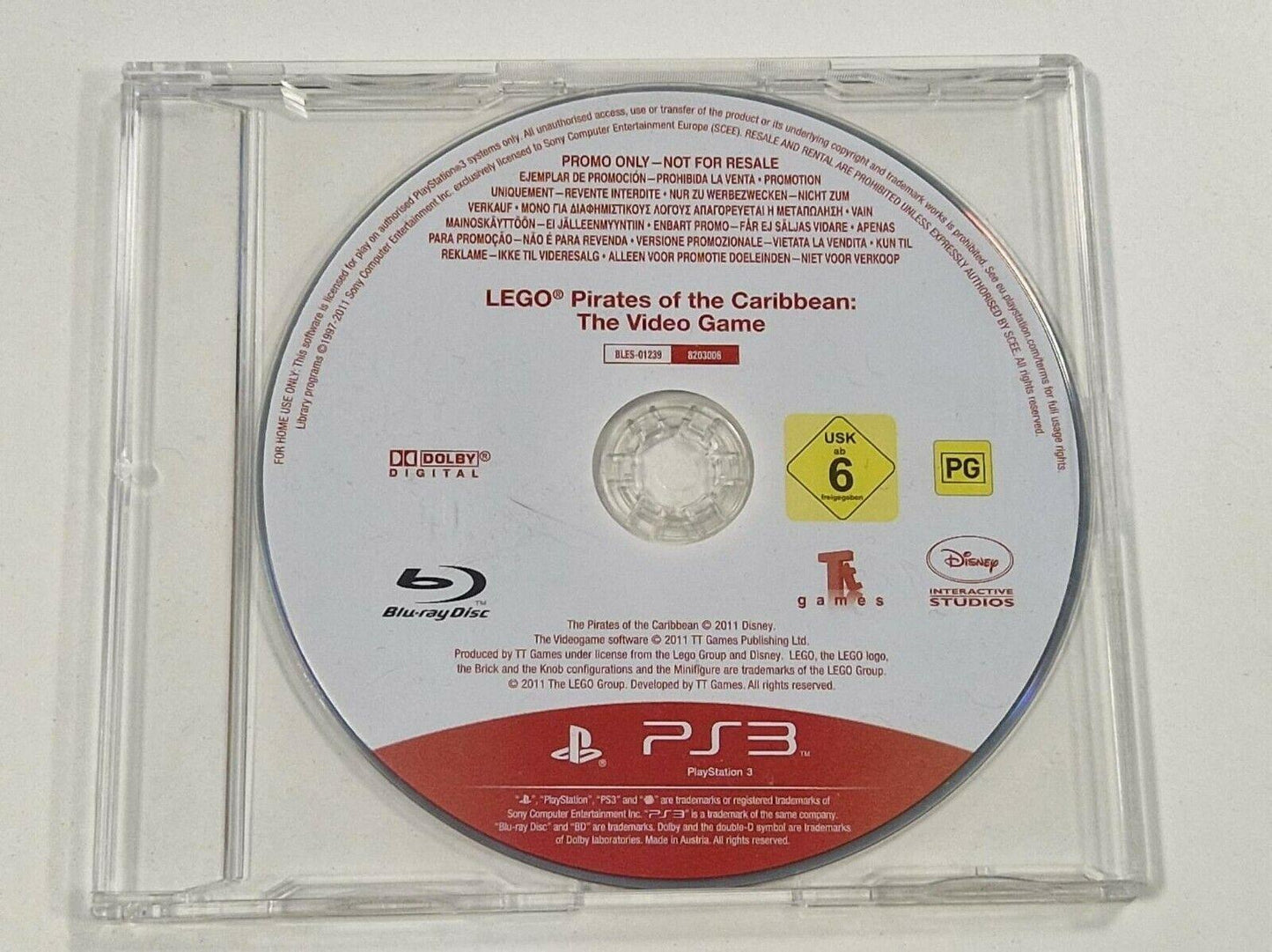 LEGO Pirates Of The Caribbean: The Video Game [Promo Only] - PAL Playstation 3 [Import]