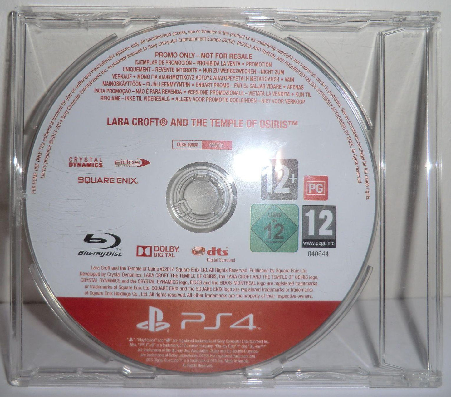 Lara Croft And The Temple Of Osiris  [Promo Only] - PAL Playstation 4 [Import]