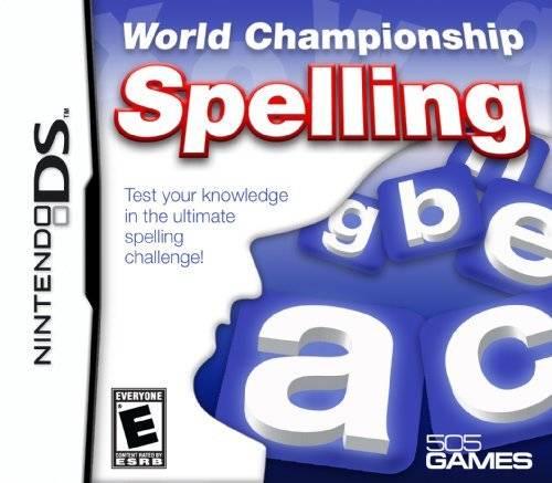 World Championship Spelling - Nintendo DS