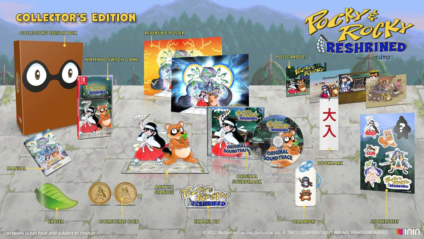 Pocky & Rocky Reshrined [Collector's Edition] - PAL Nintendo Switch [Import]
