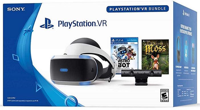 Playstation VR Bundle [Astro Bot + Moss + Demo Disc 20 + PS Camera] - PlayStation 4