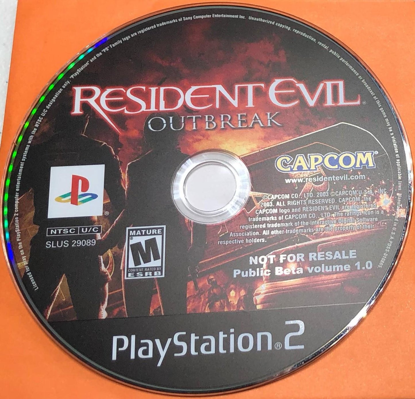 Resident Evil Outbreak [Not For Resale Public Beta 1.0] - PlayStation 2