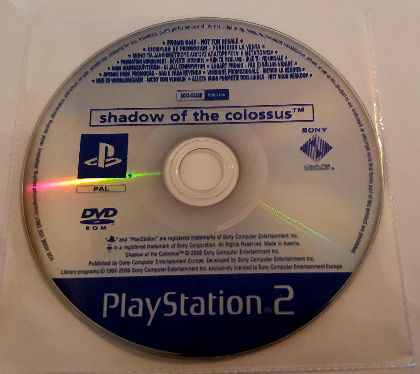 Shadow of the Colossus [Promo Not For Resale] - PAL Playstation 2 [Import]