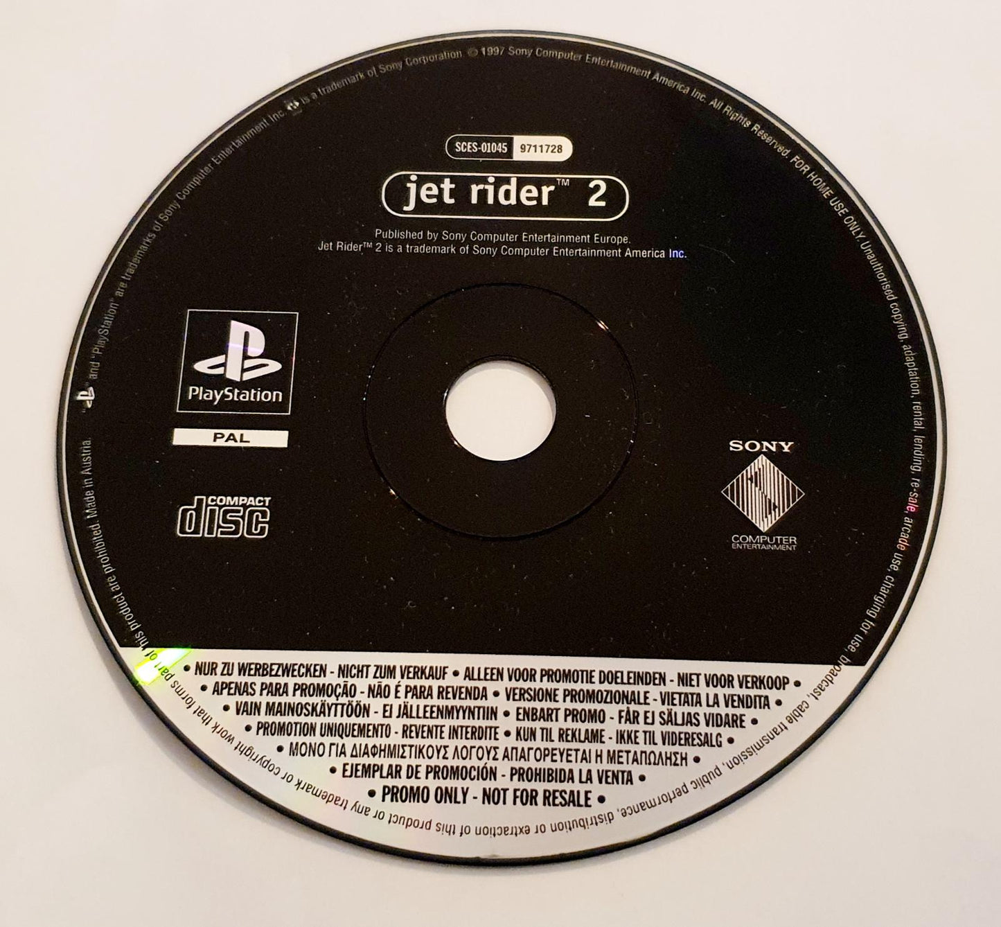 Jet Rider 2 [Promo Not For Resale] - PAL Playstation [Import]