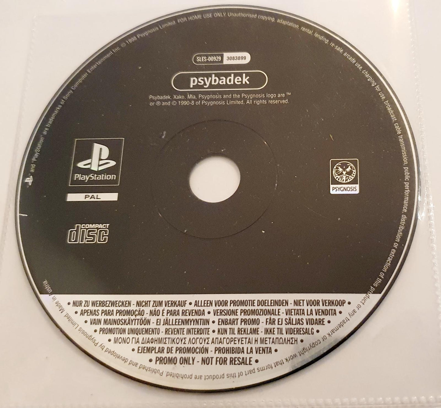 Psybadek [Promo Not For Resale] - PAL Playstation [Import]