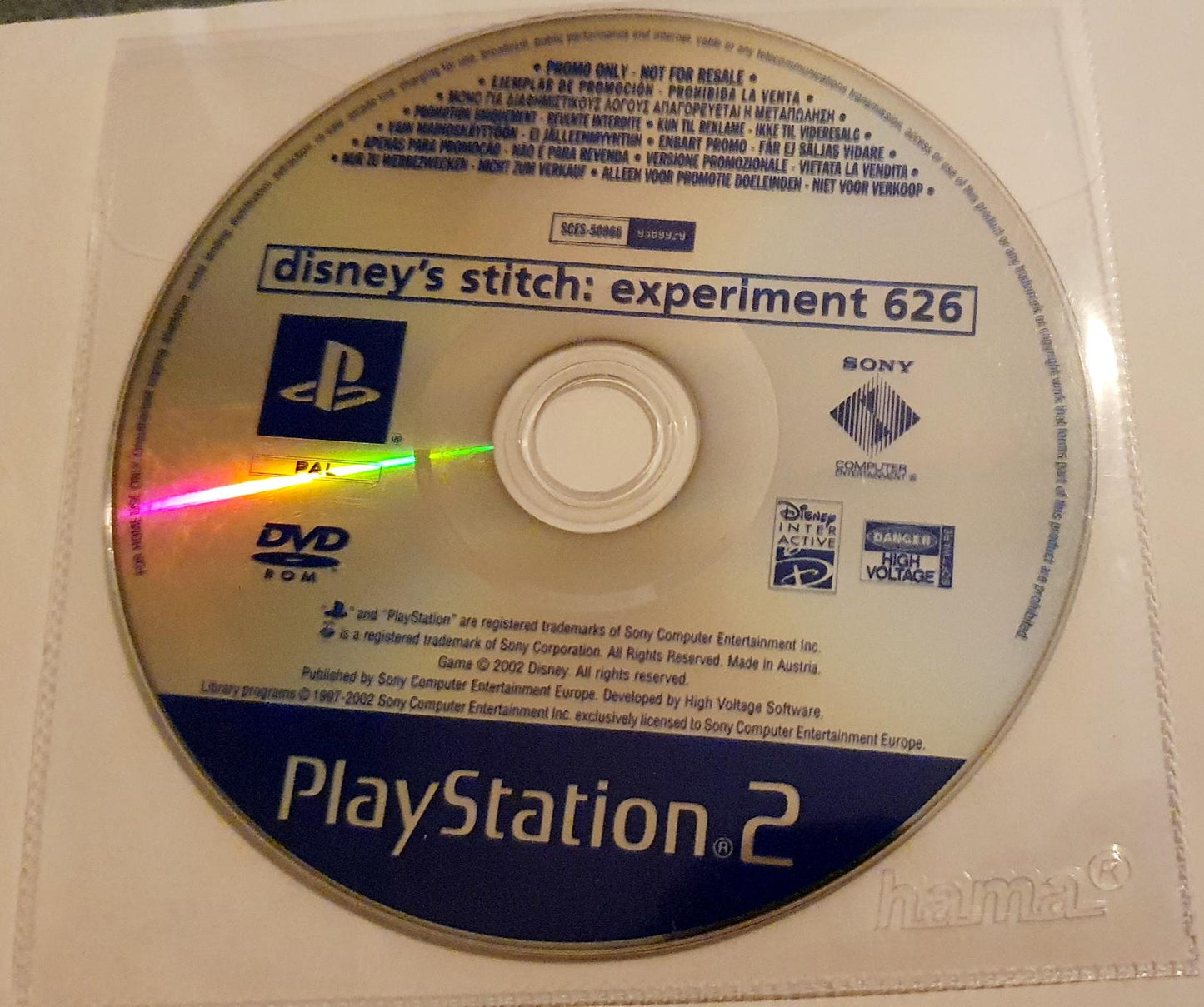 Disney's Stitch: Experiment 626 [Promo Not For Resale] - PAL Playstation 2 [Import]