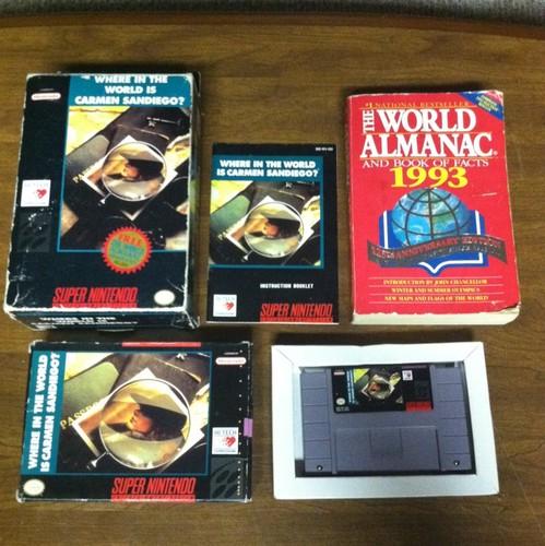 Where in the World is Carmen Sandiego [Big Box] - Super Nintendo