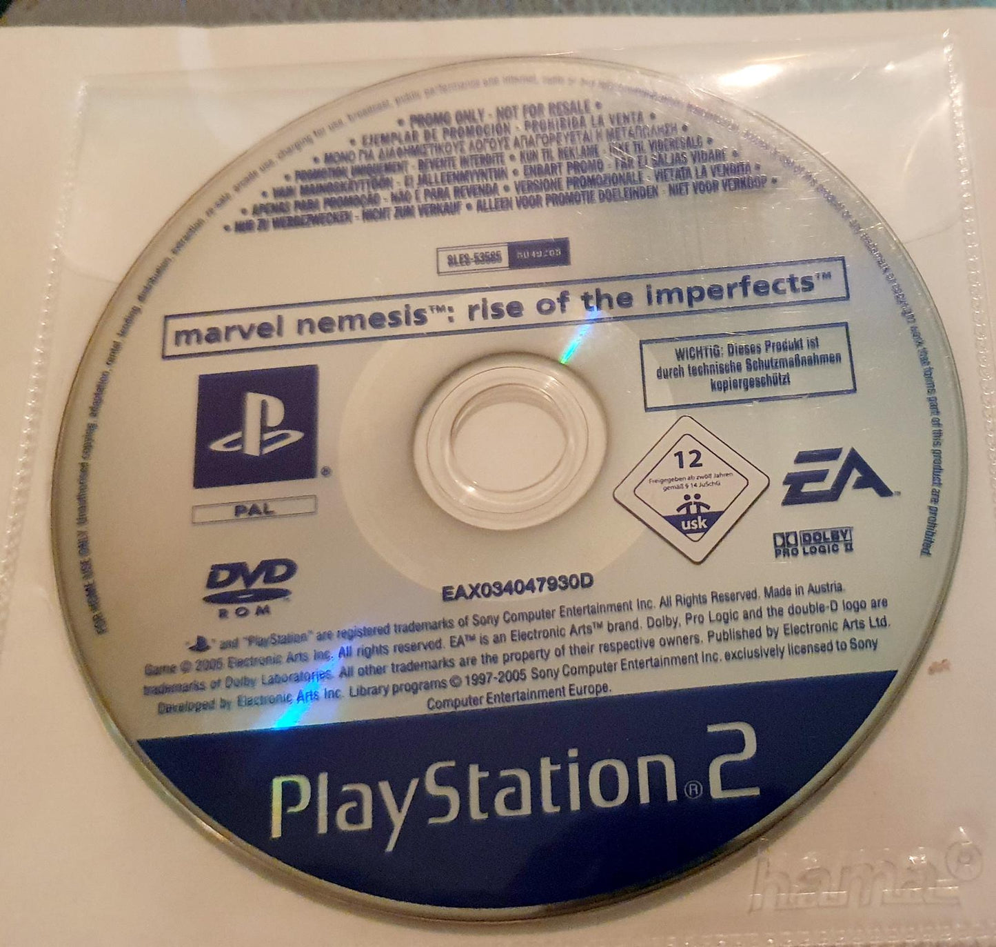 Marvel Nemesis Rise Of The Imperfects [Promo Not For Resale] - PAL Playstation 2 [Import]