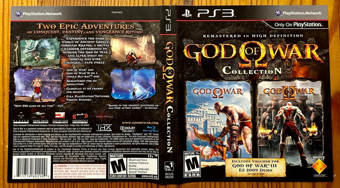 God Of War Collection [E3 Demo Variant] - PlayStation 3