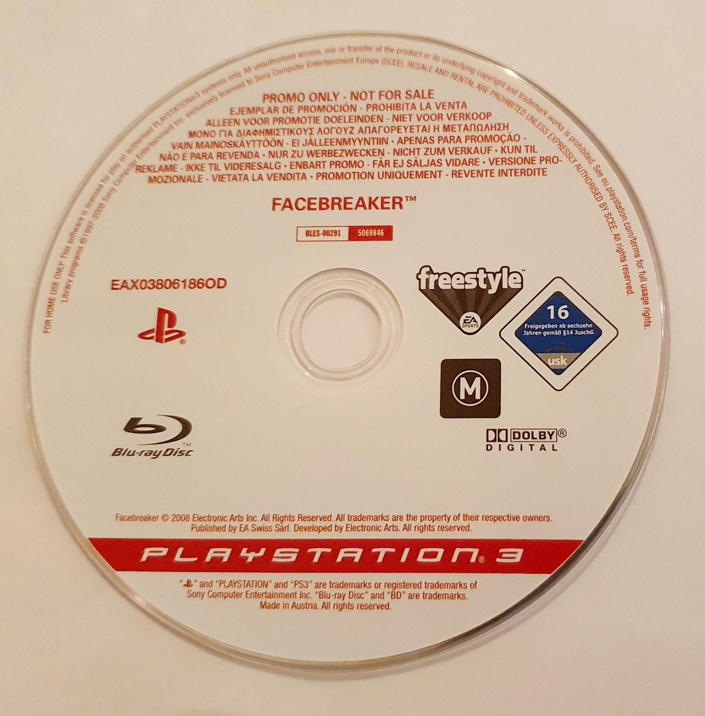 Facebreaker [Promo Not For Resale] - PAL Playstation 3 [Import]