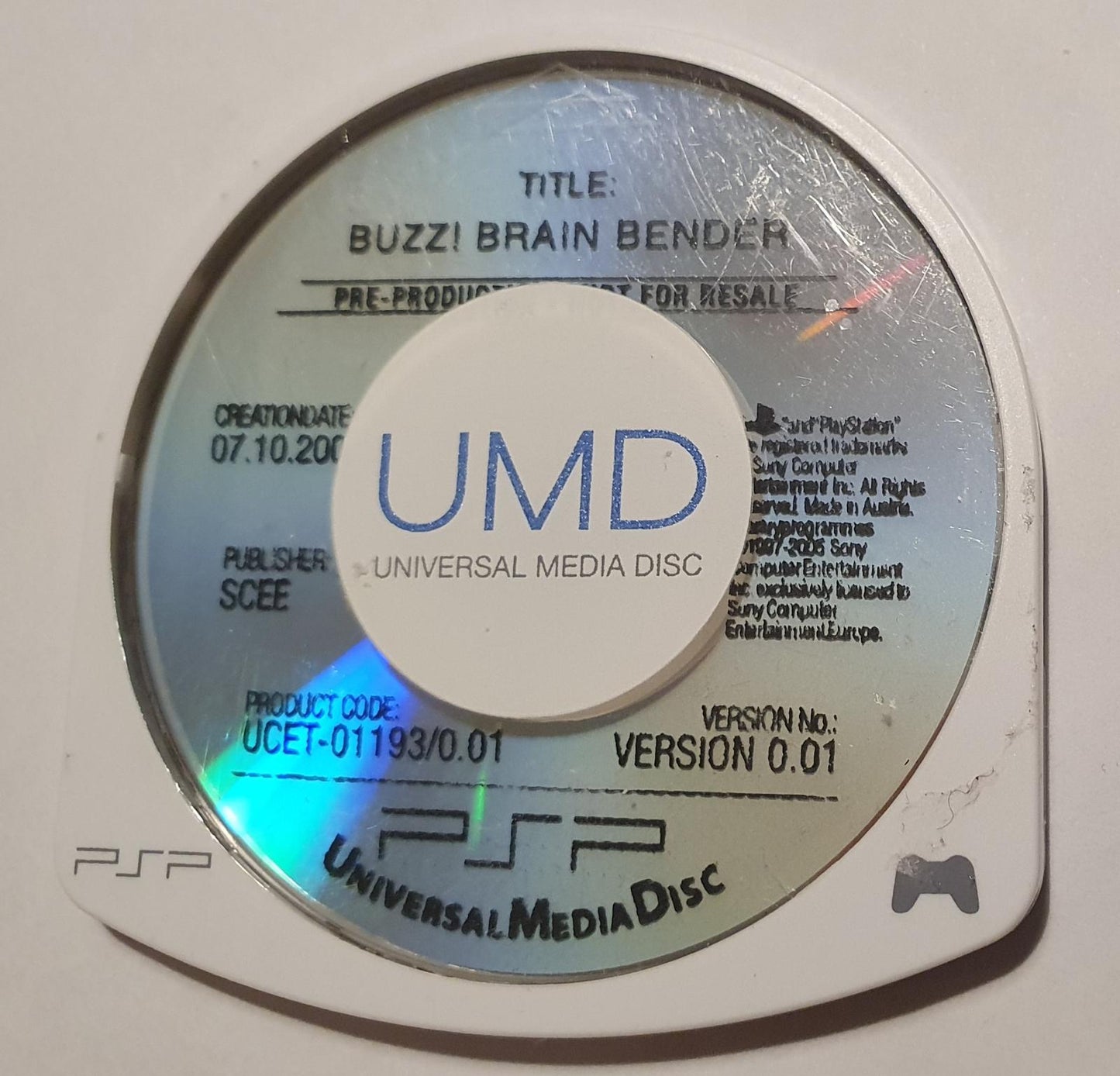 Buzz: Brain Bender [Pre-Production Not For Resale] - PAL PSP [Import]