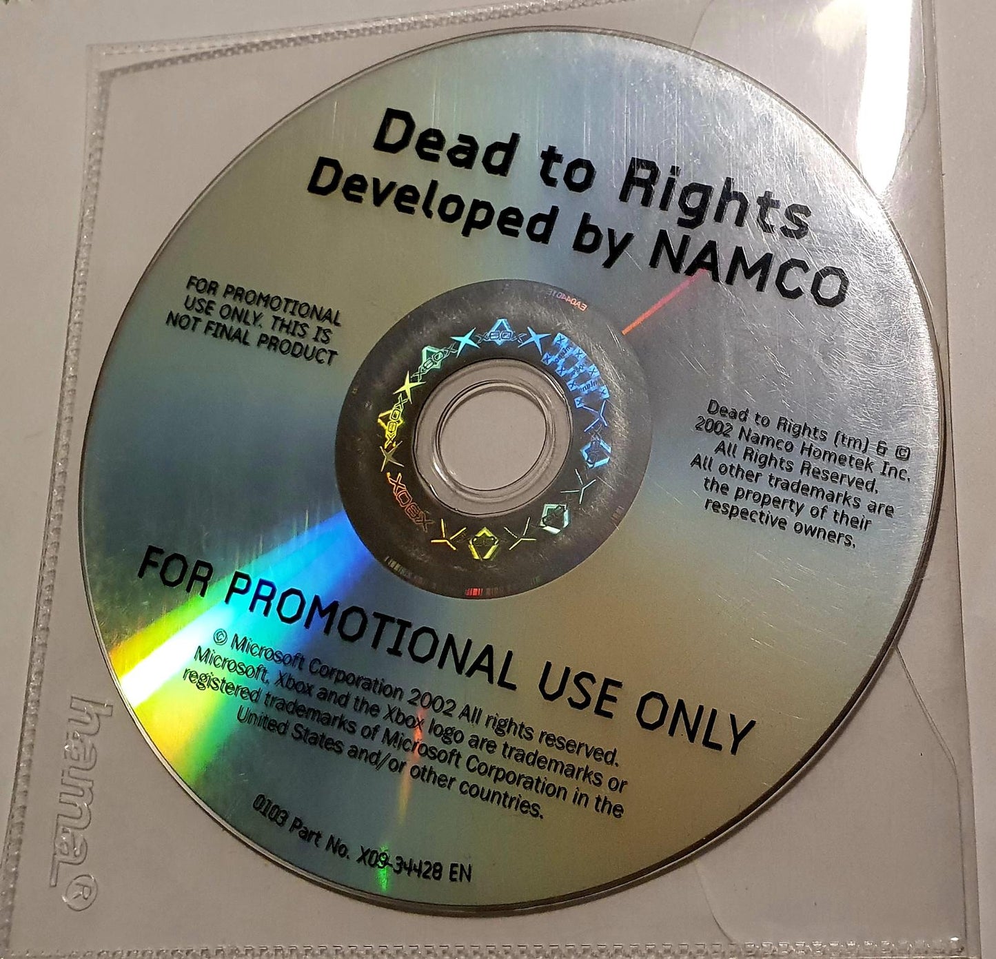 Dead To Rights [For Promotional Use Only] - PAL Xbox [Import]