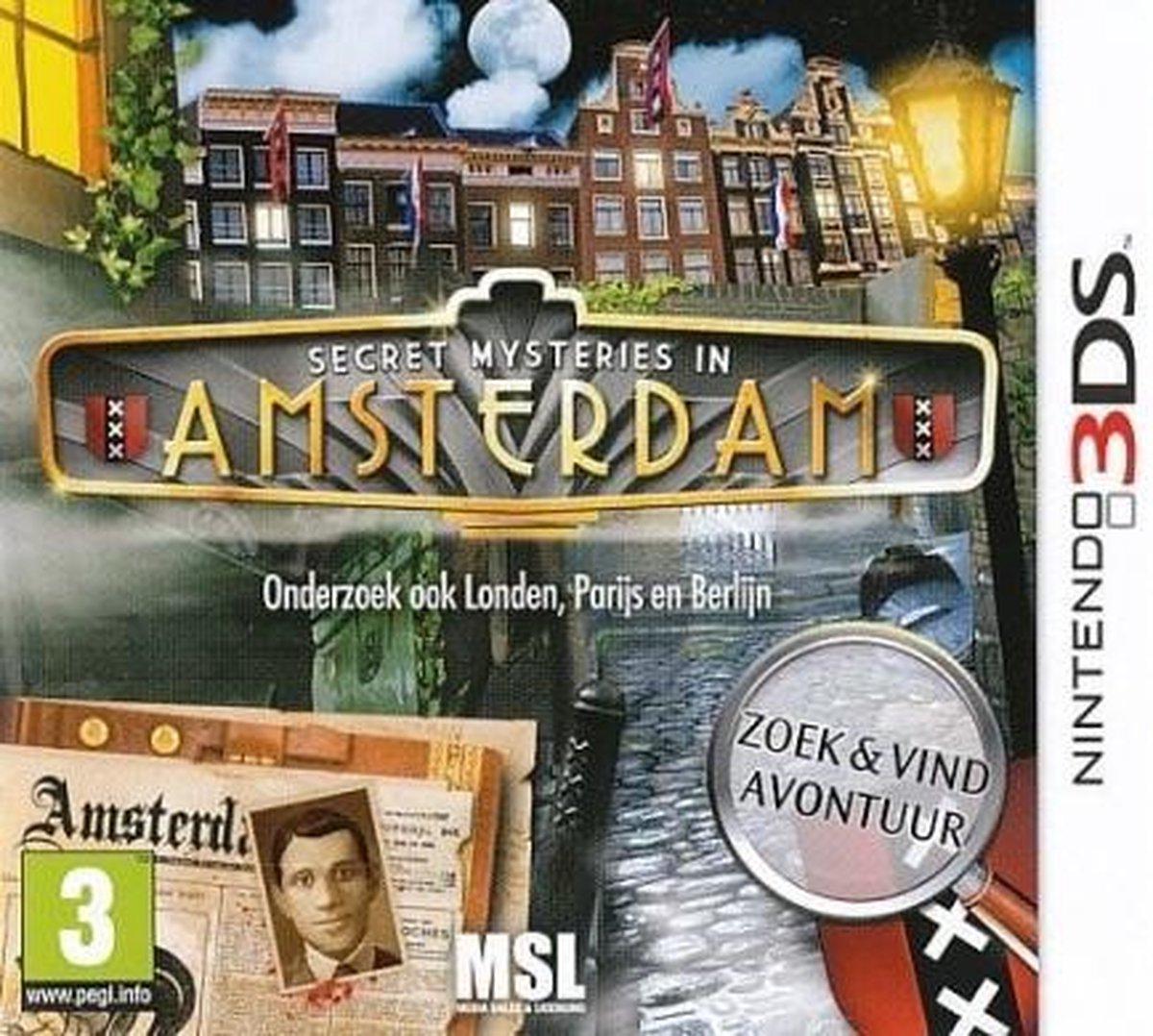 Secret Mysteries in Amsterdam - PAL Nintendo 3DS [Import]