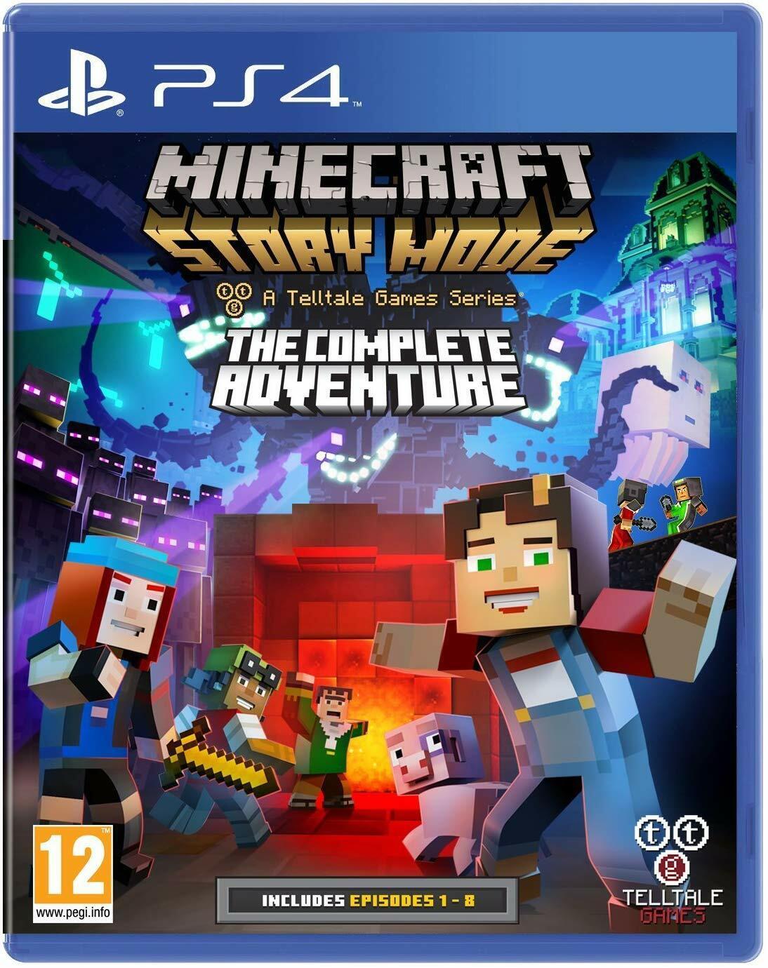 Minecraft Story Mode The Complete Adventure - PAL Playstation 4 [Import]